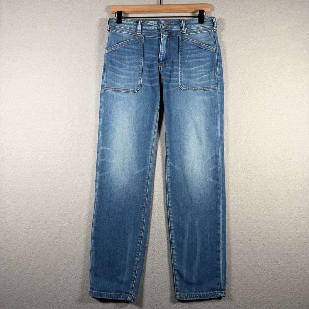 Pilcro and the Letterpress Anthropologie Slim Boyfriend Jeans Blue Size 25